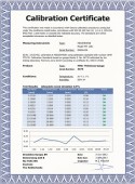 Cic-Thickness  Etalonnage de jauge d'épaisseur