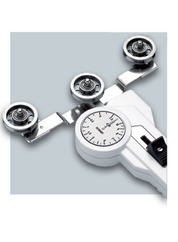 DXL Tensiomètre avec grands rouleaux pour réduire les déflexions du matériau