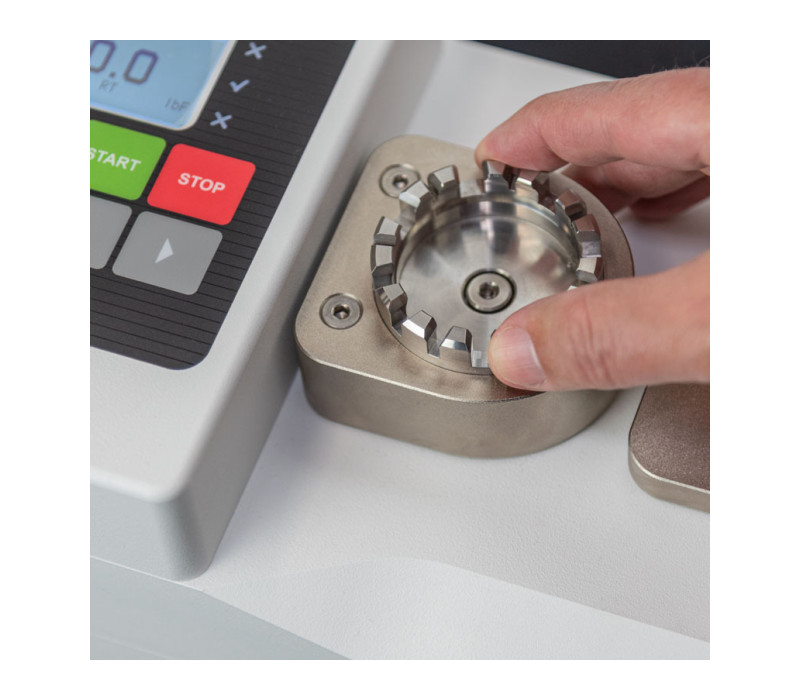 Dispositif de type tourelle rotative, avec fentes de différentes largeurs jusqu'à 6,3 mm