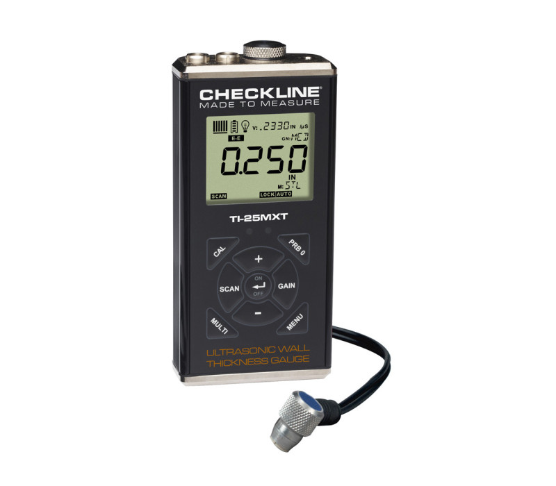 TI-25MXT : Jauge d’épaisseur de paroi avec modes de mesure pulse-echo et echo-echo (à travers les revêtements).