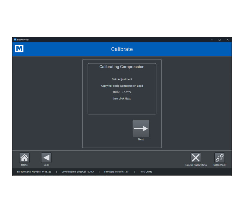 Assistant d’étalonnage simple d’utilisation inclus