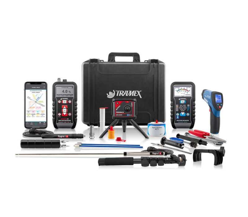 Kit Master de restauration des dégâts des eaux WDMK incluant CME5 et ME5 avec perche d’extension, DL-RHTX, HH14TP30B, HH14SP200B, RHP-NW-B, HIPP, RHIE2B, RHHLsR, HI-ACC et IRT2