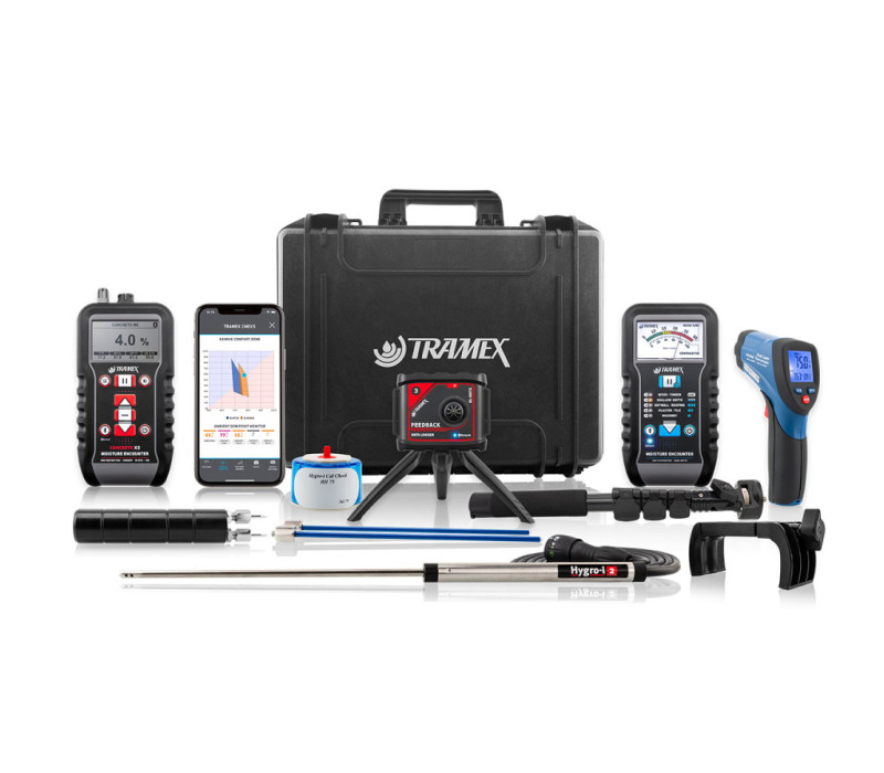 Kit d’inspection des dégâts des eaux WDIK incluant les appareils CME5 et ME5 avec perche d’extension, DL-RHTX, HH14TP30B, RHP-SNW-B, HH14SP200B et IRT2